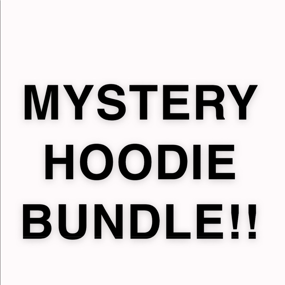 3 Mystery Hoodies/Crewnecks Bundle! Sizes ranging from s-m all in good condition
